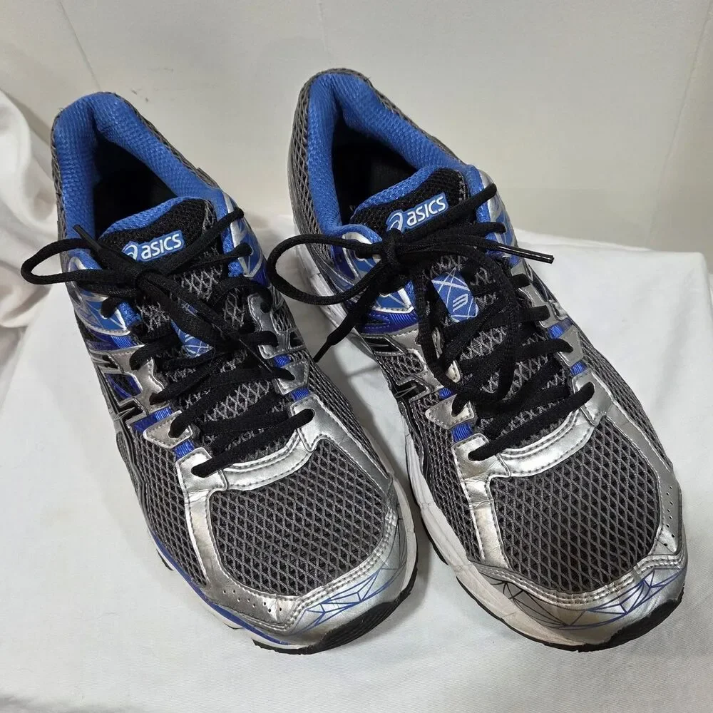 ASICS GEL GT 1000 3 Sz 8.5 US Men Running Shoes Black Blue Streetwear T4K3N Y2K